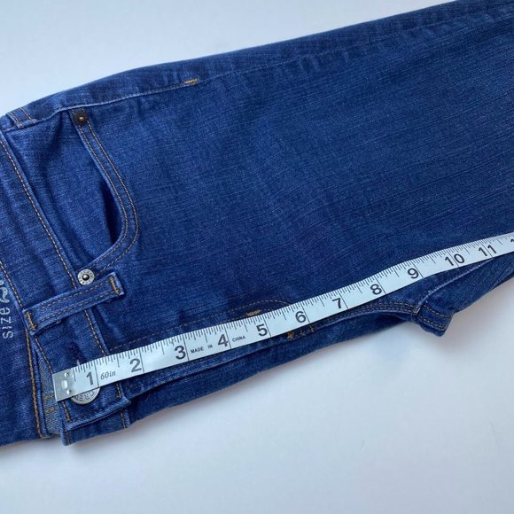 J. Crew, blue Toothpick mid rise skinny jeans, size 8/29 - Picture 7 of 9